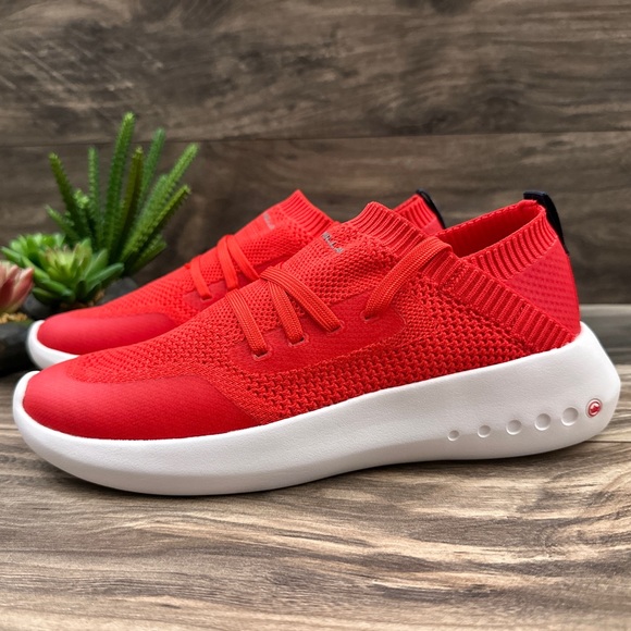 NIB Peter Millar Hyperlight Glide Sneaker US 8 Red A SMALL SNAG ON SHOE LACE - Picture 4 of 15